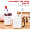 Lumbor37 Estuche para Cepillos de Dientes de Viaje, Soporte para
