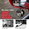 Biqing Blind Spot Mirrors, Universal Car Accessories, 360 Adjustable, Convex,
