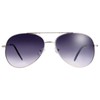 The Fresh Classic Large Metal Frame Aviator Sunglasses - Exquisite