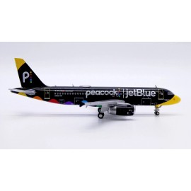 JC Wings JetBlue Airbus A320 N706JB Peacock JC Wings JC4JBU0195 XX40195 Scale 1:400