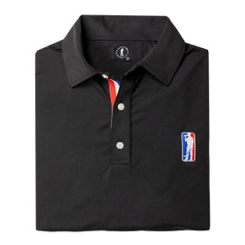 U Suck at Golf Men’s Golf Polo - Dry Fit Golf Polo Shirts for Men - High Performance Golf Club Apparel Company (Amatuer Tour Black, 3XL)