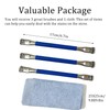 4pcs Kitchen Stove Cleaning Brush Set 3pcs Brushes+1pcs Rag Double