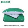 Hafaa Single Duvet Cover Set Soft Printed Bedding Set Brushed