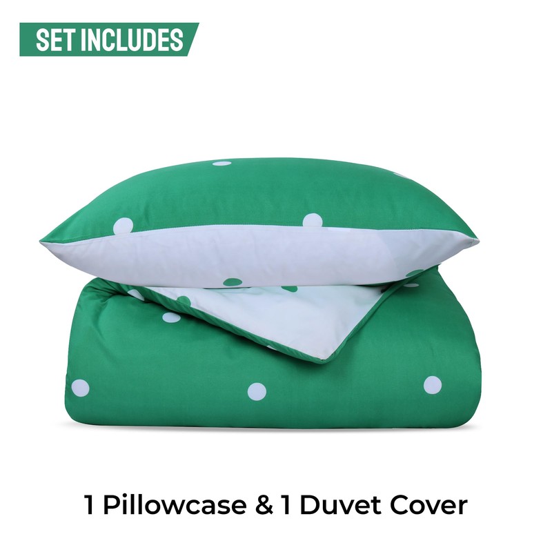 Hafaa Single Duvet Cover Set Soft Printed Bedding Set Brushed