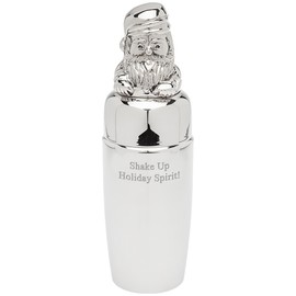 Things Remembered Engraved Santa Cocktail Shaker (FREE CUSTOMIZATION)