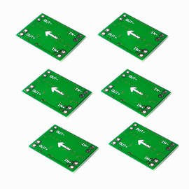 6Pcs MP1584EN Buck Converter, QEBIDUM MP1584 Mini DC-DC Reduction Voltage Power Supply Step-Down Adjustable Module Board 24V to 12V 9V 5V 3V Max 3A