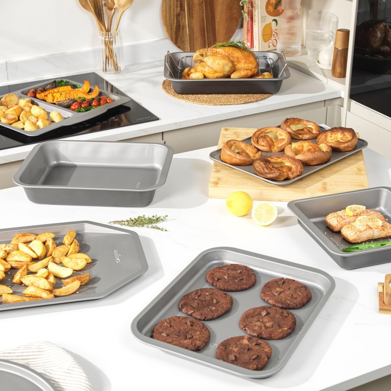 Salter Essentials 35cm Baking Tray & 36cm Roaster - Non-Stick