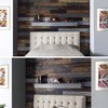 BoscoMondo 5.5 Inches Wide Barnwood Wall Planks, Rustic Solid Wood