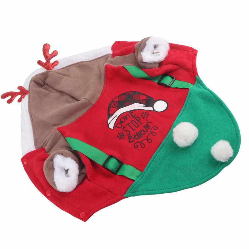 Pet Christmas Costume Autumn and Winter Seasons Cute Deer Costumes