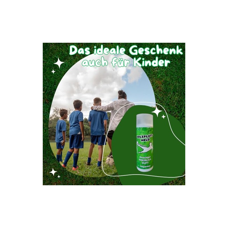 Shower Gel Bolzplatzheld Football Player Gift Idea for Husband, Friend
