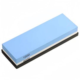 1000/6000 Grit Whetstone Knife Sharpening Stone, Bellairis Portable Knives Sharpener Waterstone with Non-Slip Rubber Base for Kitchen, Outdoor, Afilador de Cuchillos de Cocina