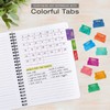 Global Printed Products Monthly Adhesive Tabs Includes 12 Black and