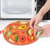 rflaueo 2pcs 12inch Tortillada Heat Container microwaveable to Keep Warm(U274-2)