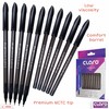 CLARO Scholar Ballpoint Pens, BLACK, Medium Point (1.0mm), Pack of