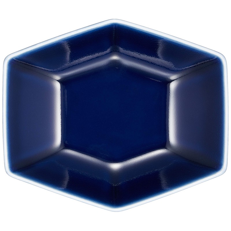Hakusan Toki Boiling Pot, Glossy Navy Blue, Approx. 6.1 x