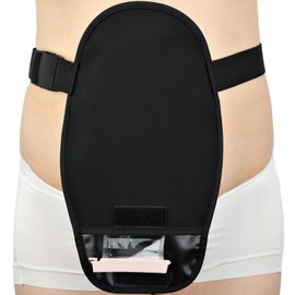 GoToHere Waterproof Ostomy Bag Cover Stoma Shower Covers Comfortable Colostomy Ileostomy Urostomy Pouch Support Belt Premium Quanlity