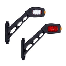 BUL BARS 2 x LED Rubber Side Light 12 V 24 V with E-mark Position Light Car Truck Car Lamp Light White Red Orange