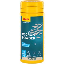 Sera Micron Nature 50ml (1,7 fl oz) | Ultra-Fine Fry Food with Krill & Spirulina for Fish & Amphibian Larvae | Free from Dyes & Preservatives | Supports Growth & Color
