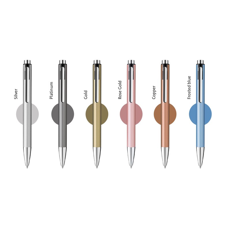 Pelikan 817691 Snap Ballpoint Pen Metallic Silver, Pack of 1,