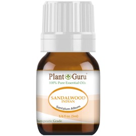 Sandalwood (East Indian Mysore) Essential Oil 5 ml 100% Pure Undiluted Therapeutic Grade.