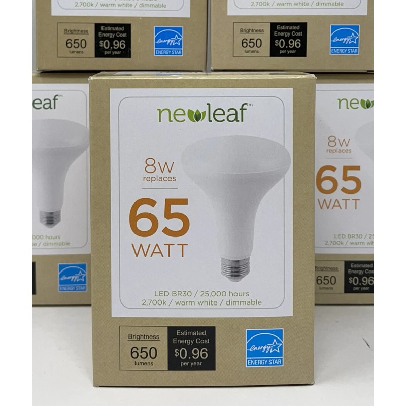 New Leaf (LOT OF 6) NewLeaf Dimmable LED Warm White