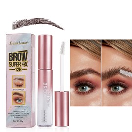 3D Eyebrow Gel Clear, Brow Styling Gel, Clear Eyebrow Gel, Eyebrow Sculpt Gel, Waterproof, Smudge Proof for Natural Brows, Long-Lasting Care Formula, Vegan & Cruelty Free