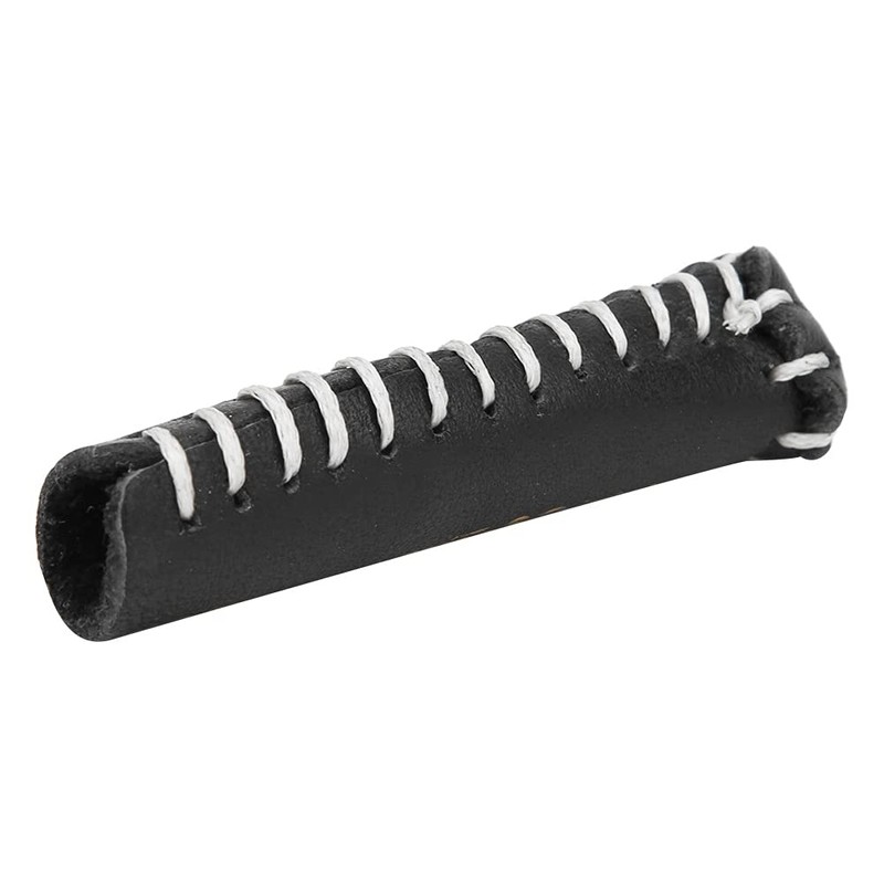 Alomejor Leather Snooker Tip Head Protective Cover Billiard Stick Protector