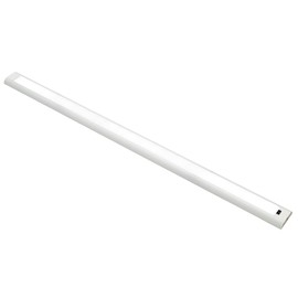 LED Hand Wave Motion Sensor Under Cabinet Lighting Plug In Kit - Dimmable Under Counter Lights for Kitchen - White Finish - 24 Inch (1Pack) - 12v LED Light Bar - Soft Neutral 3500K - Touchless Dimming