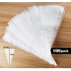 ilauke 100 Pack Cake Decorating Supplies 18 inch Piping Bags