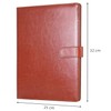 Clipboard Folder Leather Conference Pad Desk Pad Signature Folder A4