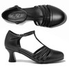 Voviggiw Women 1920s Shoes T-Strap Dance Pumps for Latin Salsa