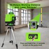 Zokoun Line Laser Level, Floor and Wall Powerful Green 16