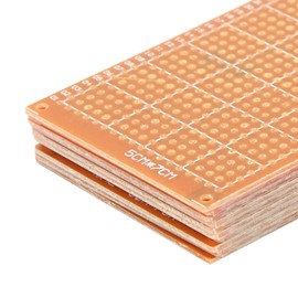 10 PCS 5 × 7cm Placa de Circuito, Placa de circuito universal PCB de prototipo de un solo lado para Raspberry Pi y Arduino DIY Electronics kit