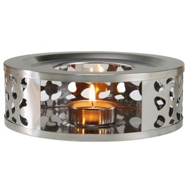 Auxmeware - Stainless Steel Teapot Warmer, Tea Warmer for Teapot, Silver Color