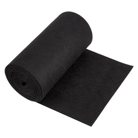 BENECREAT 118x9.45Inch Black Felt Roll, Non Woven Felt Fabric Craft Felt Fabric for Patchwork Sewing Decoration Craft DIY, 3mm Thick