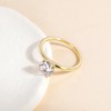 Titaniumcentral Women's 925 Silver Rose Gold Solitaire Ring 1.5 CT
