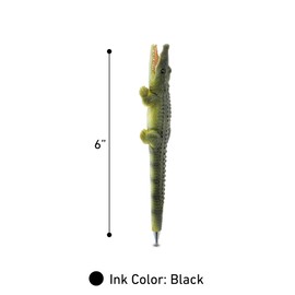 Puzzled Resin Planet Alligator Pen