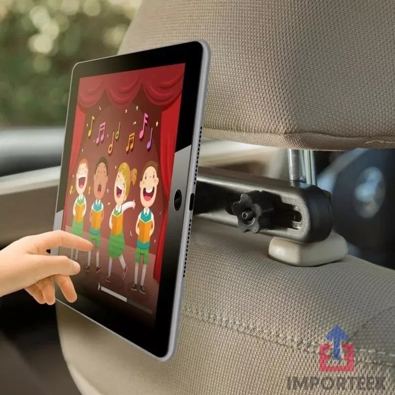 Importeek Soporte Base Porta Tablet Auto Cabecera Respaldo Ajustable