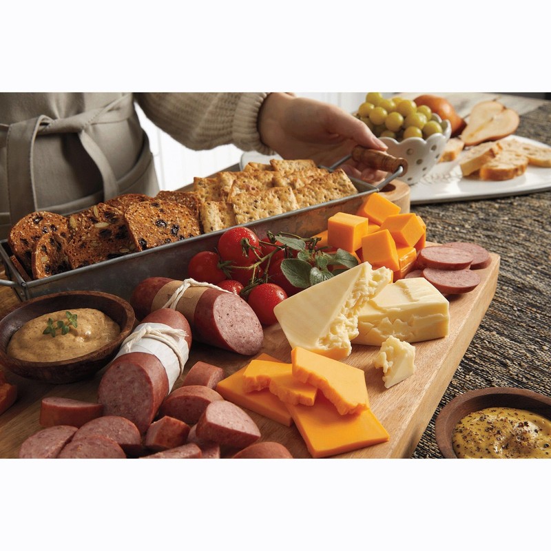 The Wisconsin Cheeseman Meat and Cheese Combo - Featuring Italian,