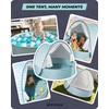 Pop-Up Baby Beach Pool Tent with Mat, Mosquito Net, Detachable