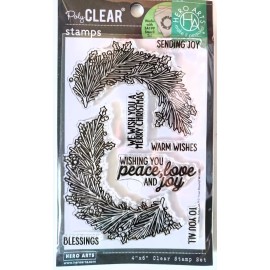 Hero Arts Year Round Wreath Christmas Clear Stamp Set by Hero Arts CM710 NEW!