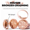 EONFAVE Bronzer Contouring Palette, Bronze Cream Contour with Sponge Pad,