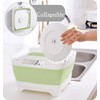 Leemeimei 9L (2.4Gal) Dish Basin Collapsible with Drain Plug ,
