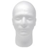 Male Styrofoam Foam Mannequin Head 11" (8 count)