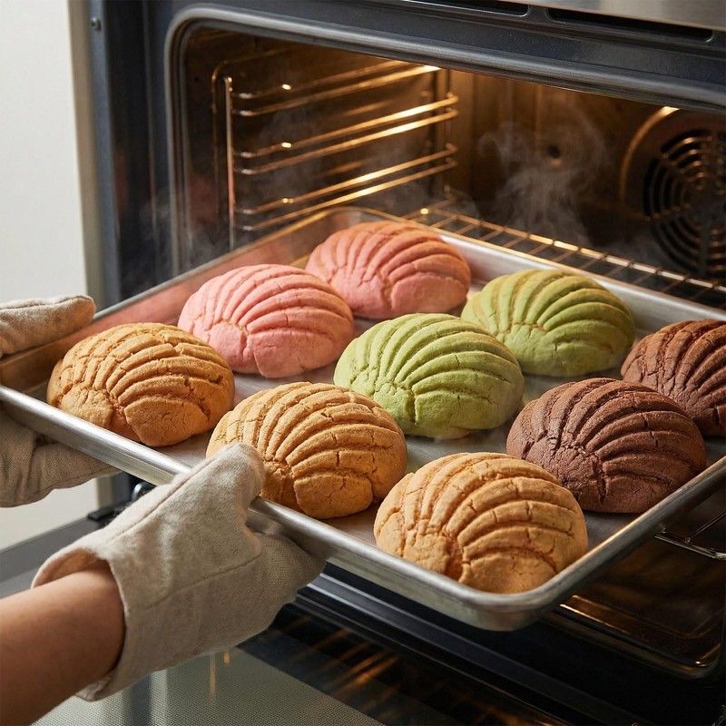 Concha Cutter Set, 5 Pcs Pig Cookie Cutters with Concha