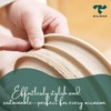 Tilipan 100% Compostable 9 Inches Plate [125-Pack] - Heavy Duty,