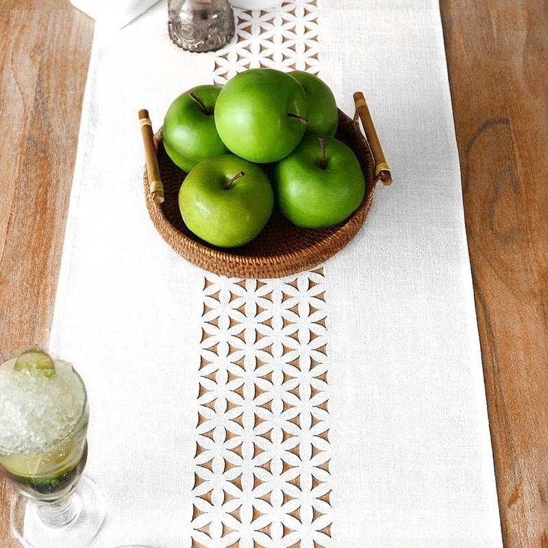 Aomiro Table Runner, Nordic Table Center Cross, Stylish, Table Runner,