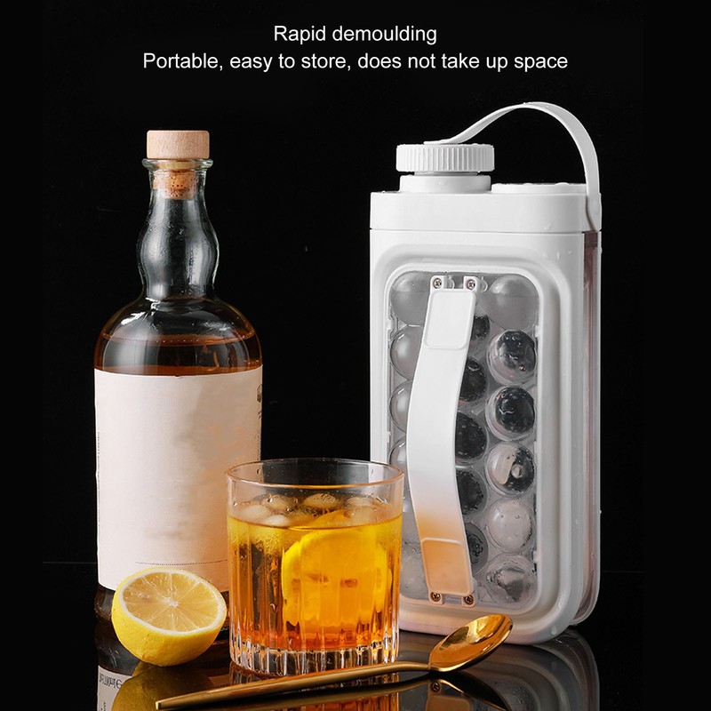 Ice Ball Maker Mold Rapid Demoulding Portable Ice Cubes Trays