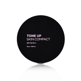 The Face Shop Tone Up Skin Pact V201 Apricot Beige / 더페이스샵 톤업 스킨 팩트 V201 애프리콧 베이지