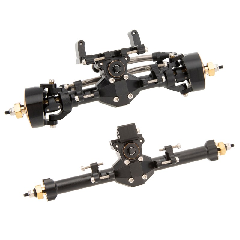 MEUS RACING SCX24 Axles Isokinetic 3-Section CVD 52° Max. Steering